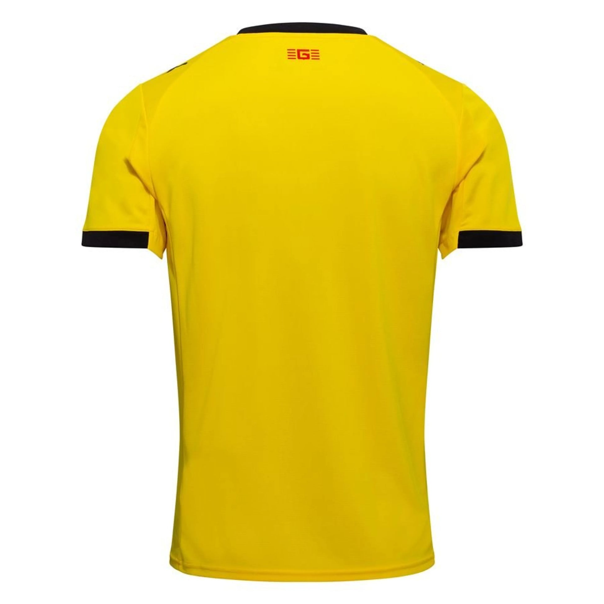 back view of the PUMA Girona FC 2025/26 Away Yellow Shirt
