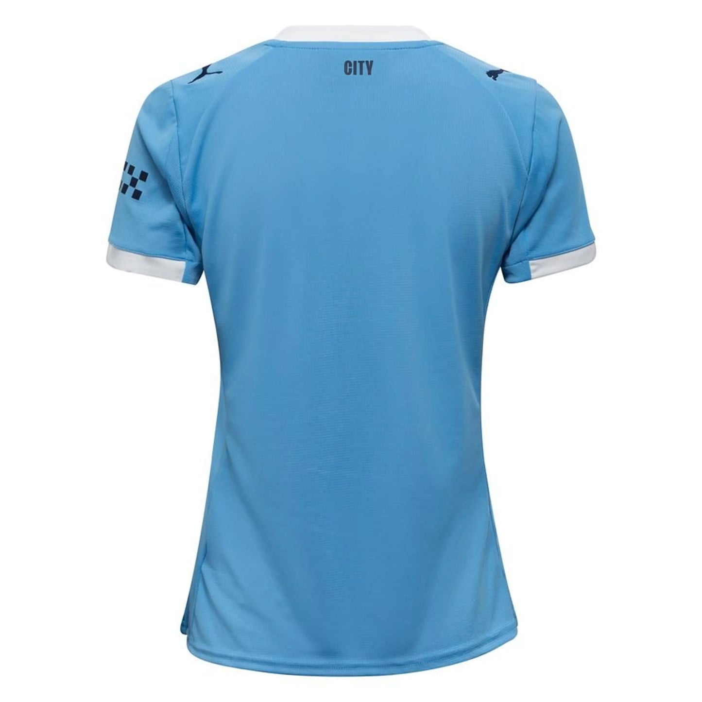 back view of the Puma Manchester City Home Shirt 2025/26 Women -  Blue/White
