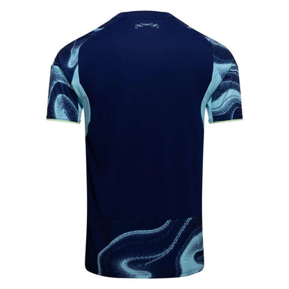 back view of the adidas Ajax 2025/26 Away Blue Shirt