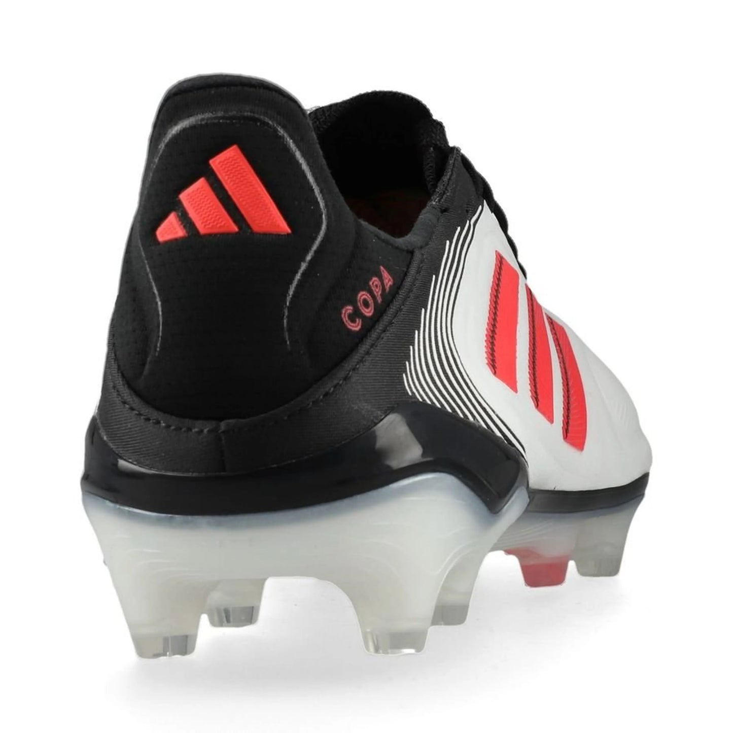 back view of the adidas Copa Pure Elite III FG "Pure Victory" Pack White/Red/Black colorway