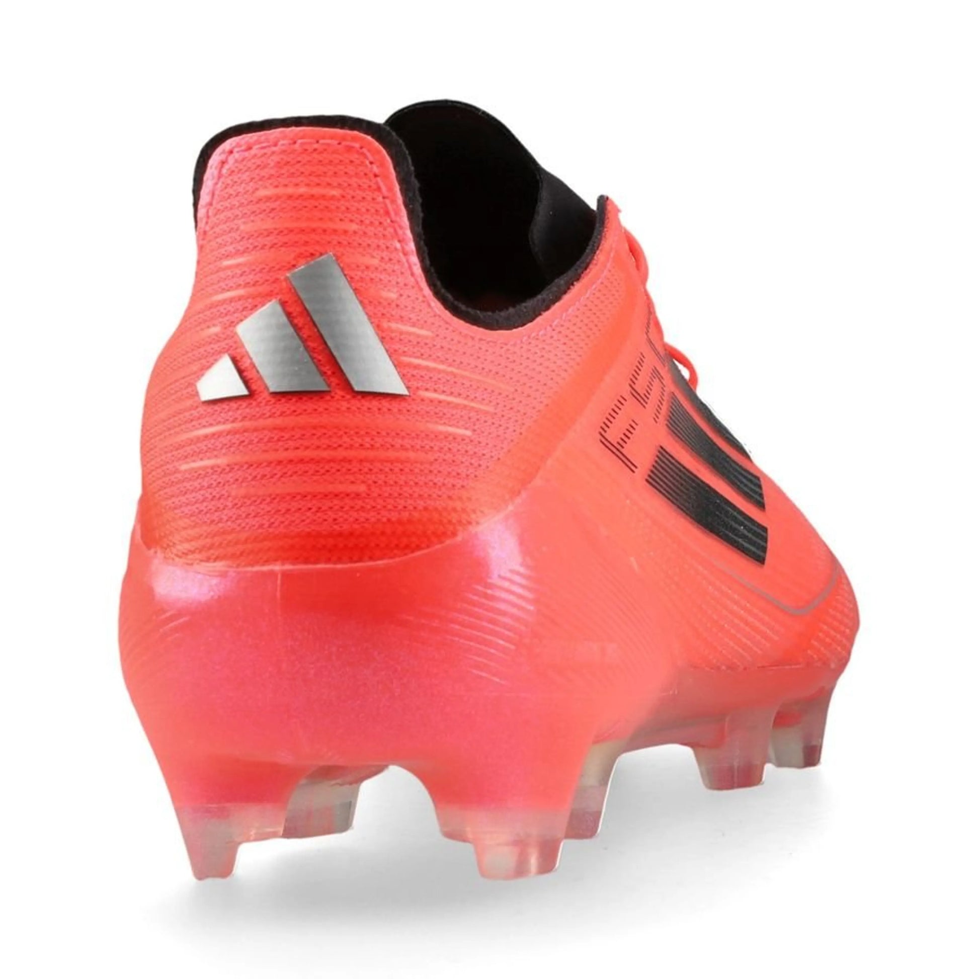 back view of the adidas F50 Elite FG "Vivid Horizon" Pack in an Pink/Black colorway