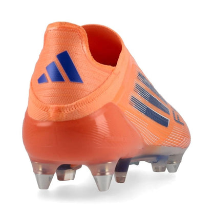 back view of the adidas F50 Elite Laceless SG in Orange from the Coral Blaze Pack