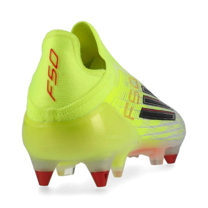 back view of the adidas F50 Elite Laceless SG in Yellow/Black from the Born For Goals Pack