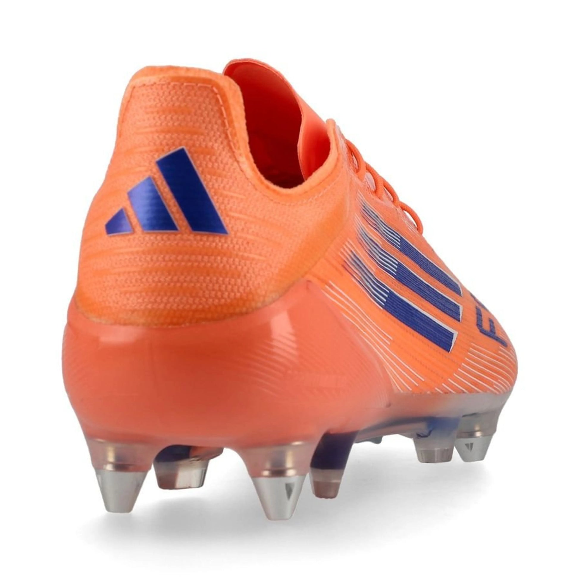 back view of the adidas F50 Elite SG in Orange from the vibrant Coral Blaze Pack