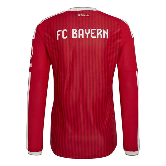 back view of the adidas FC Bayern München Home Long Sleeve Shirt 2026/27