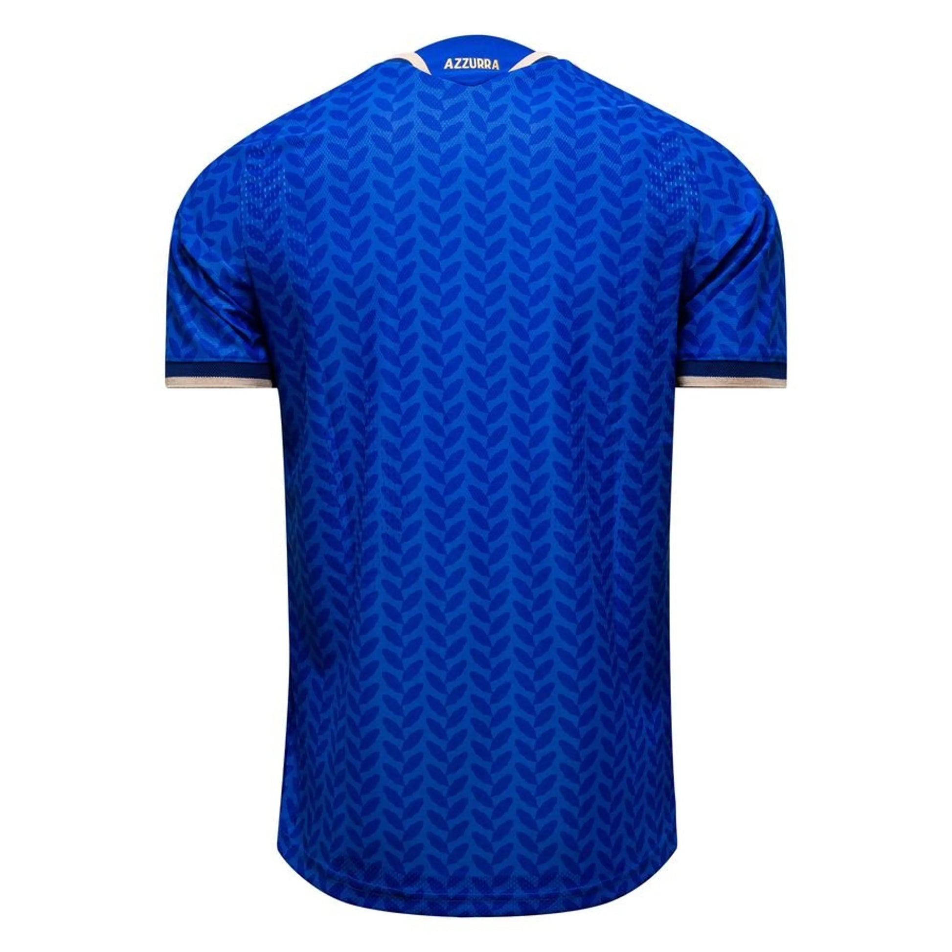 back view of the adidas Italy 2025/26 Home Blue Jersey