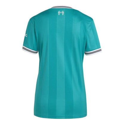 back view of the adidas Liverpool FC 3rd Shirt 2025/26 Women - Green