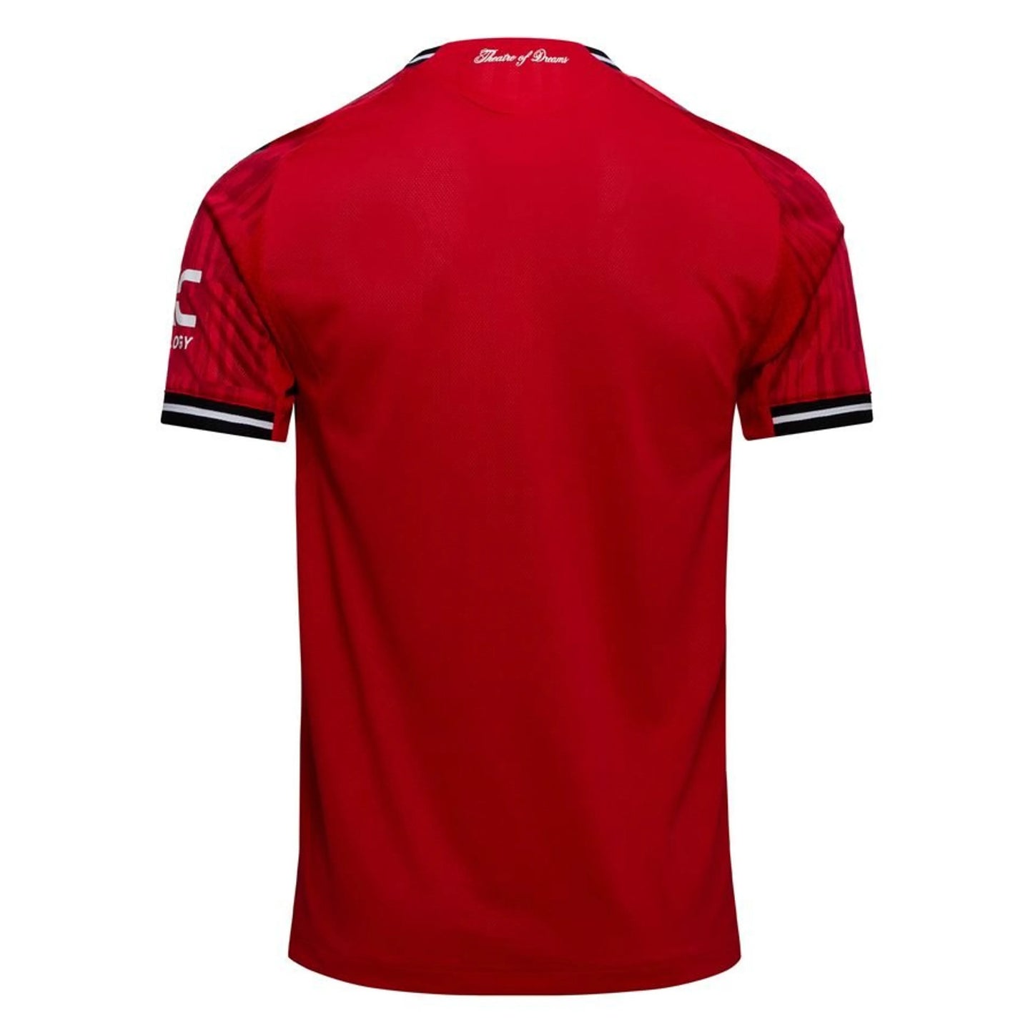 back view of the adidas Manchester United 2025/26 Home Red Jersey