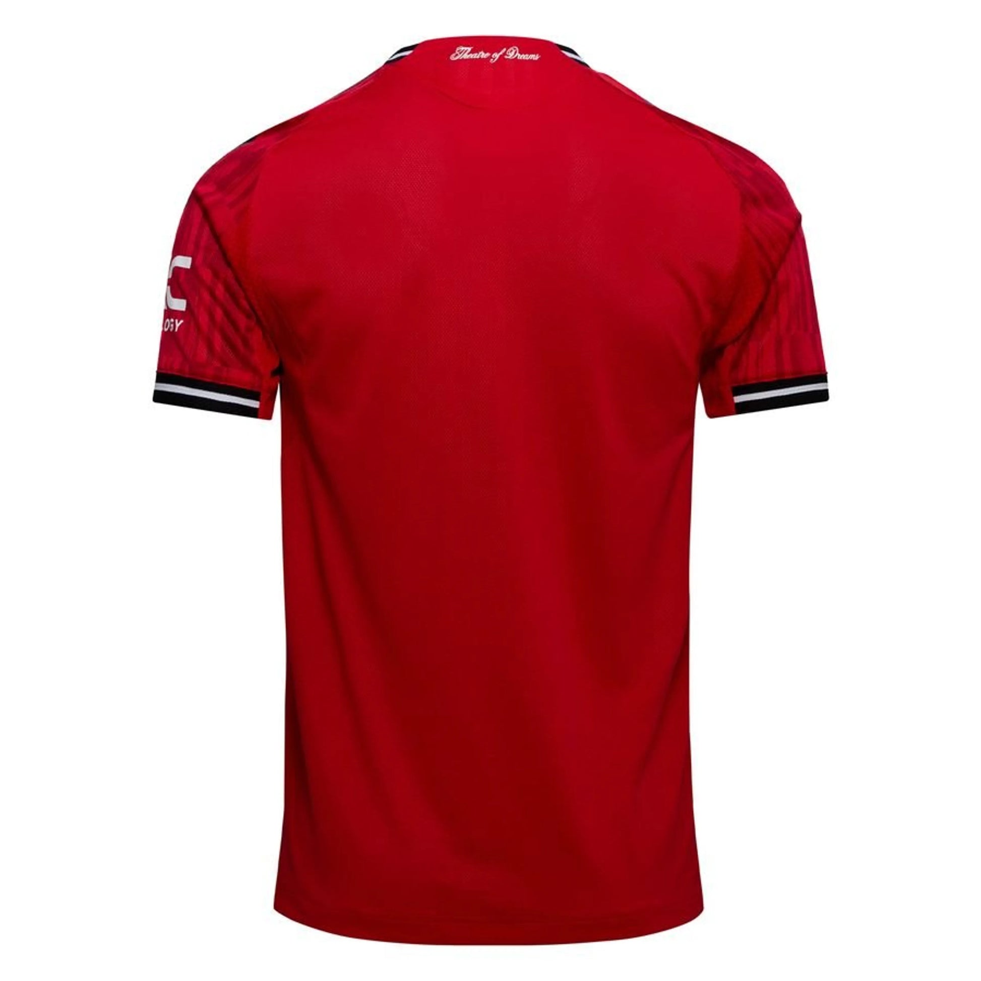 back view of the adidas Manchester United 2025/26 Home Red Jersey