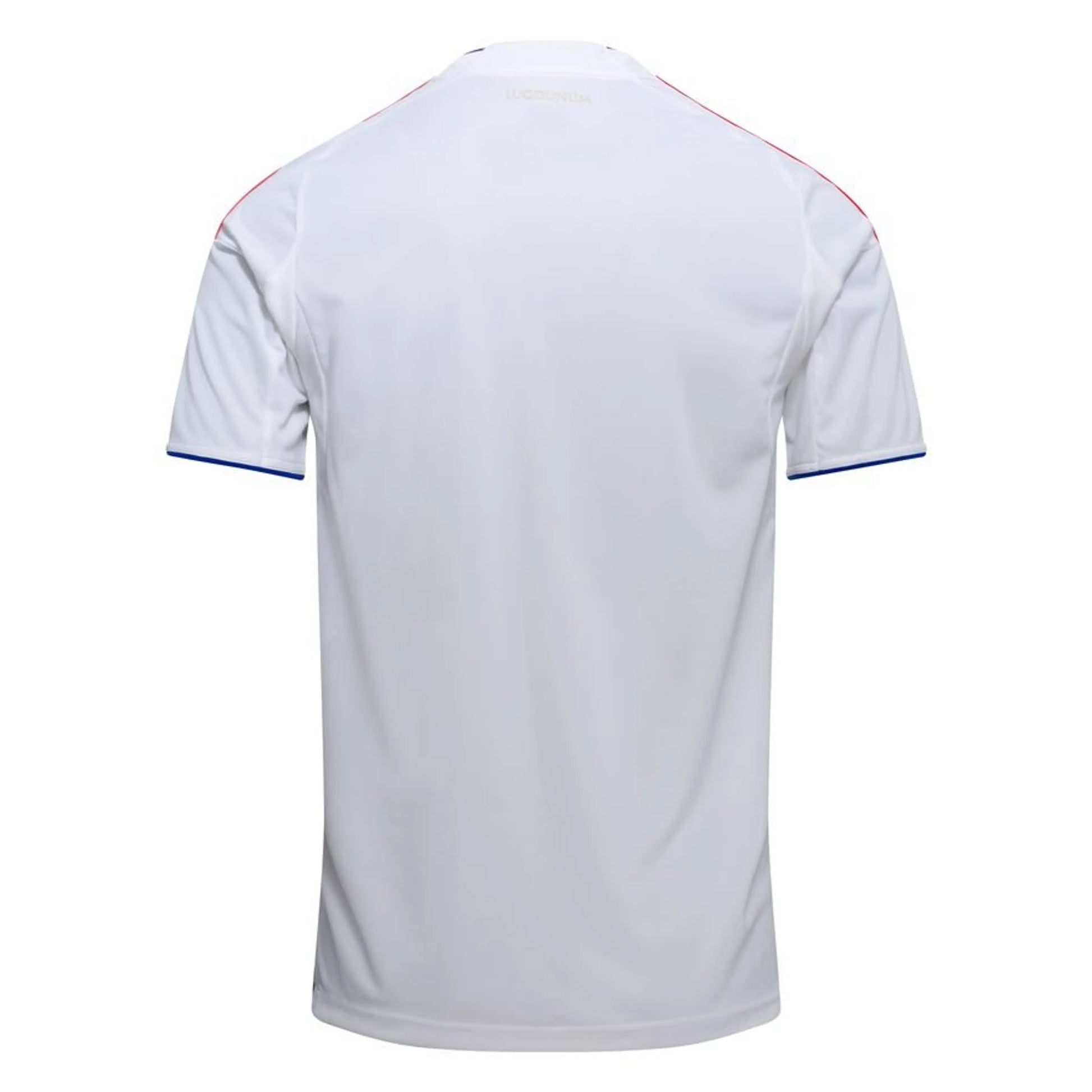 back view of the adidas Olympique Lyonnais 2025/26 Home White Shirt