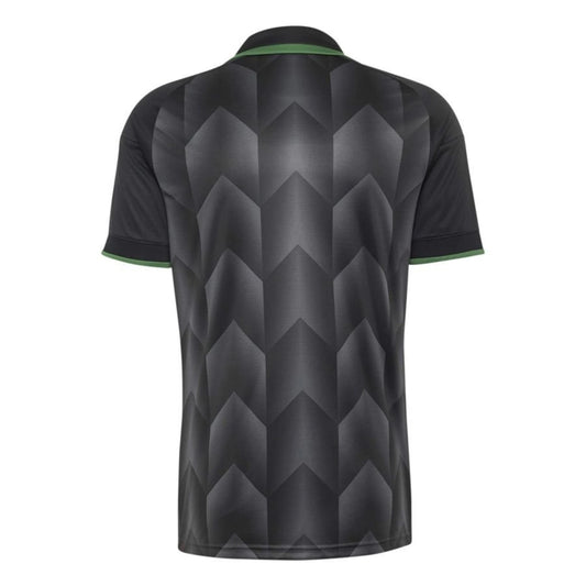 back view of the adidas RC Lens Men's Away Shirt 2026/27 - Grey/Green/White
