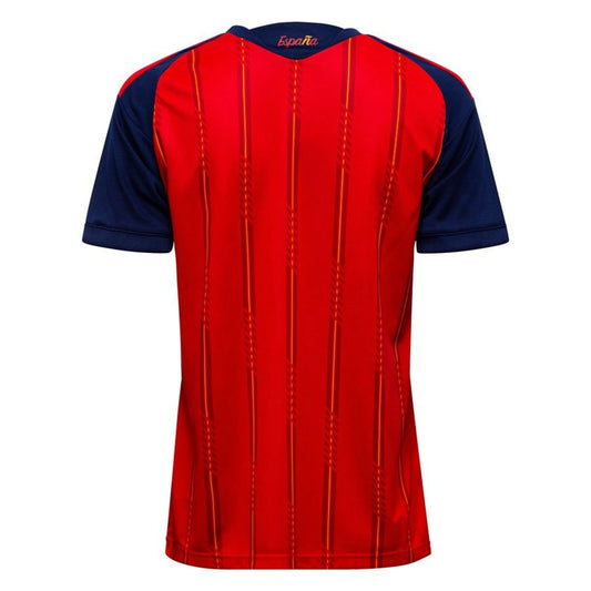 back view of the adidas Spain Women's Home Shirt World Cup 2026 - Red