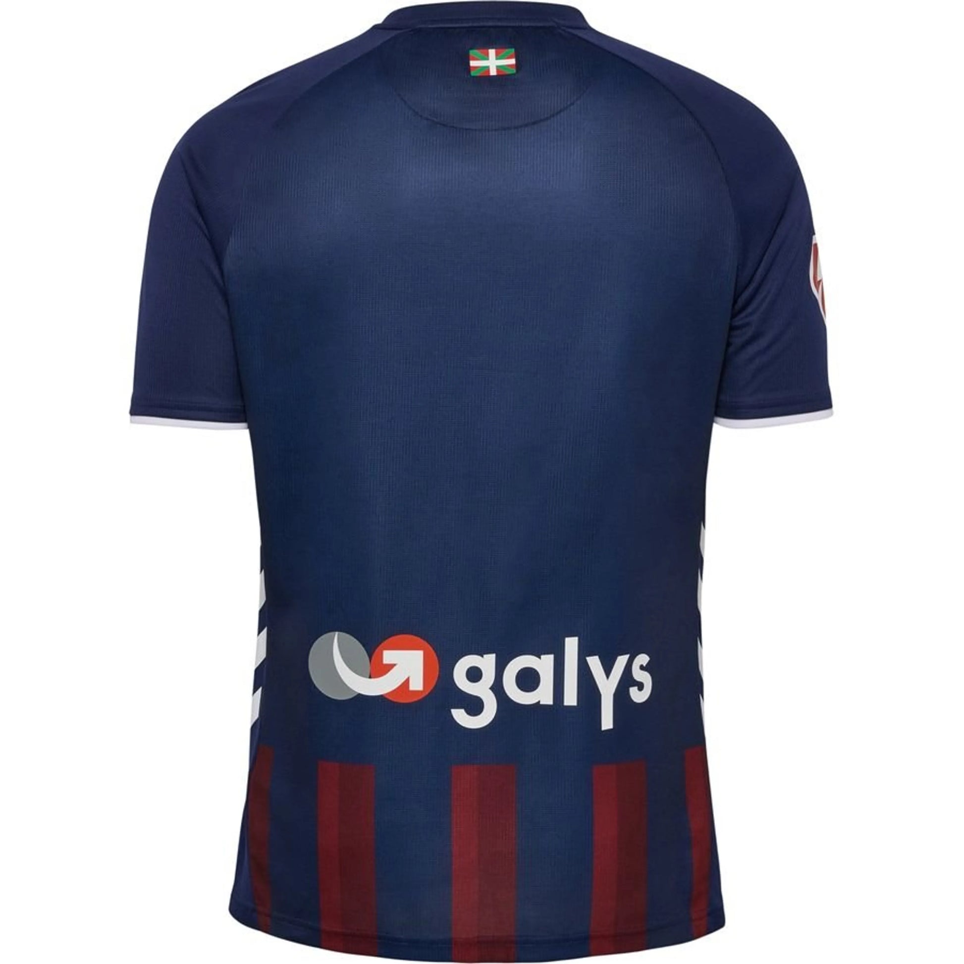 back view of the hummel SD Eibar Home Shirt 2025/26