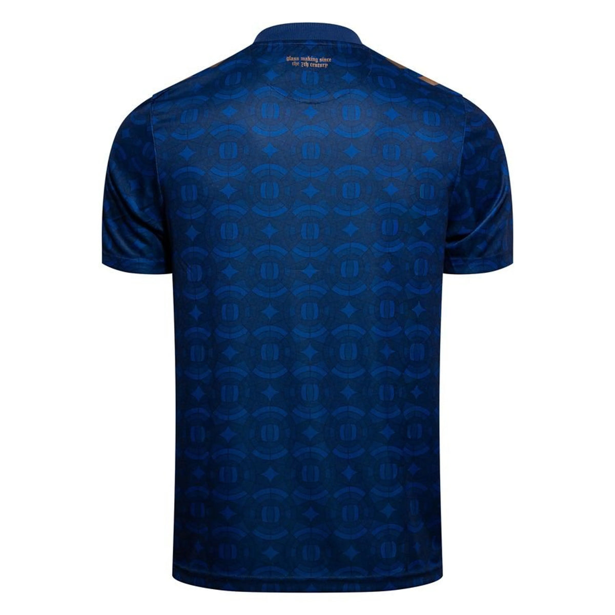 back view of the hummel Sunderland AFC Men's Third Shirt 2026/27 - Deep Navy / Vibrant Cyan