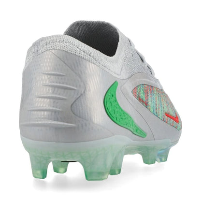 back view of the Nike Phantom 6 Elite Low Cut FG EAFC26 Multicolor/Crimson colorway 