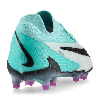 back view of the Nike Phantom GX Elite FG Peak Ready Pack in Turquoise/Black/Fuchsia /White colorway