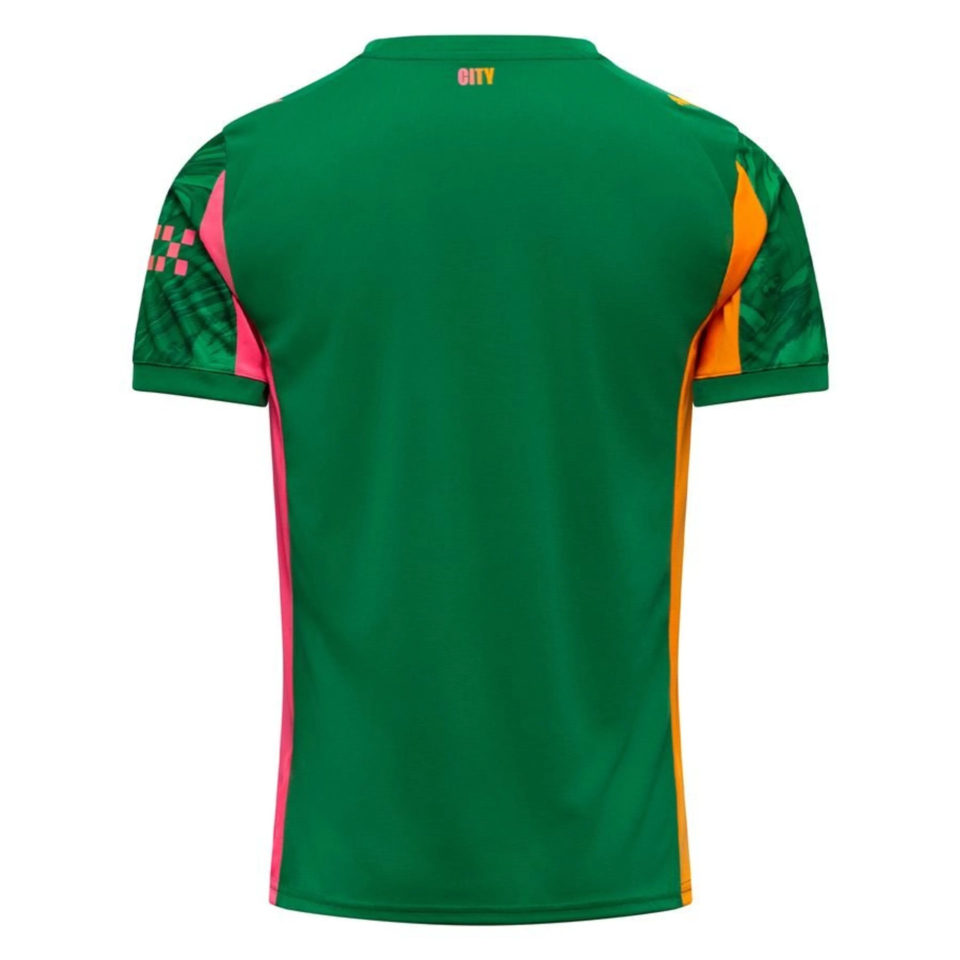 back view of the PUMA Manchester City 2025/26 Goalkeeper Shirt Green