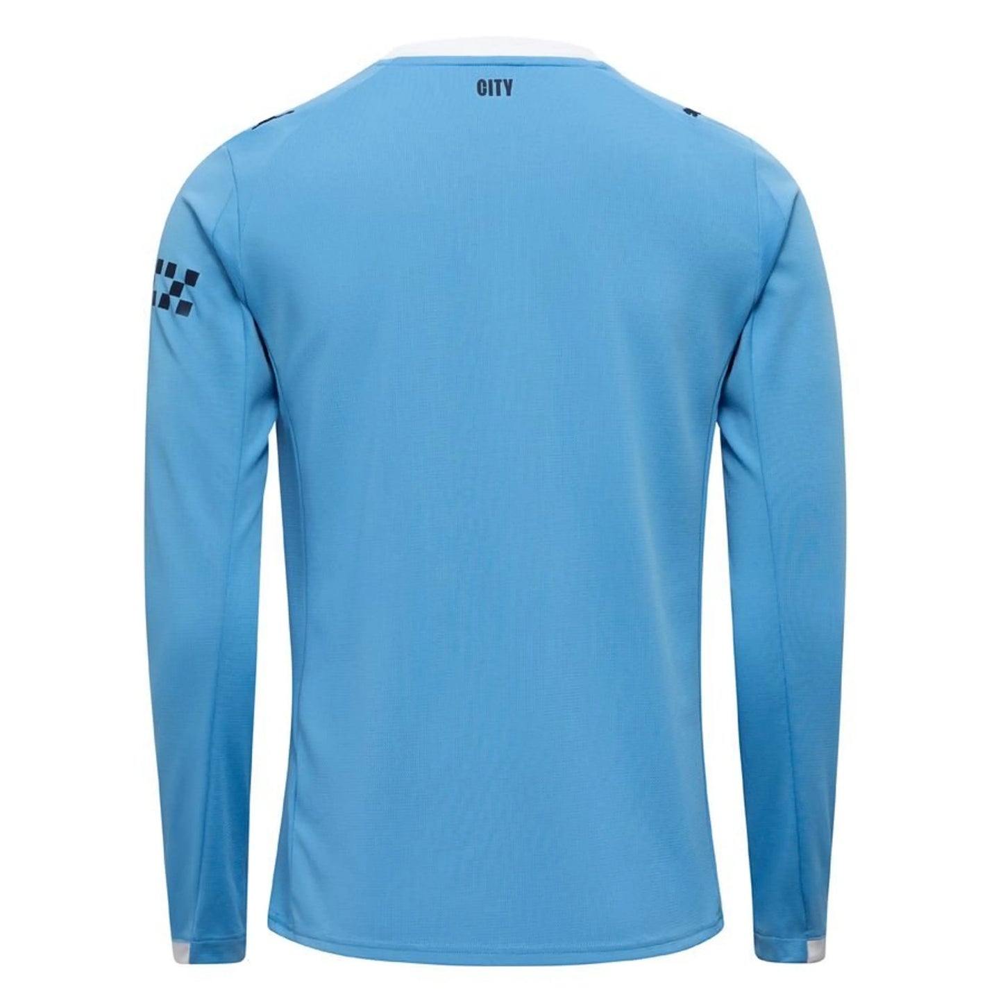 back view of the PUMA Manchester City 2025/26 Home Shirt Long Sleeves