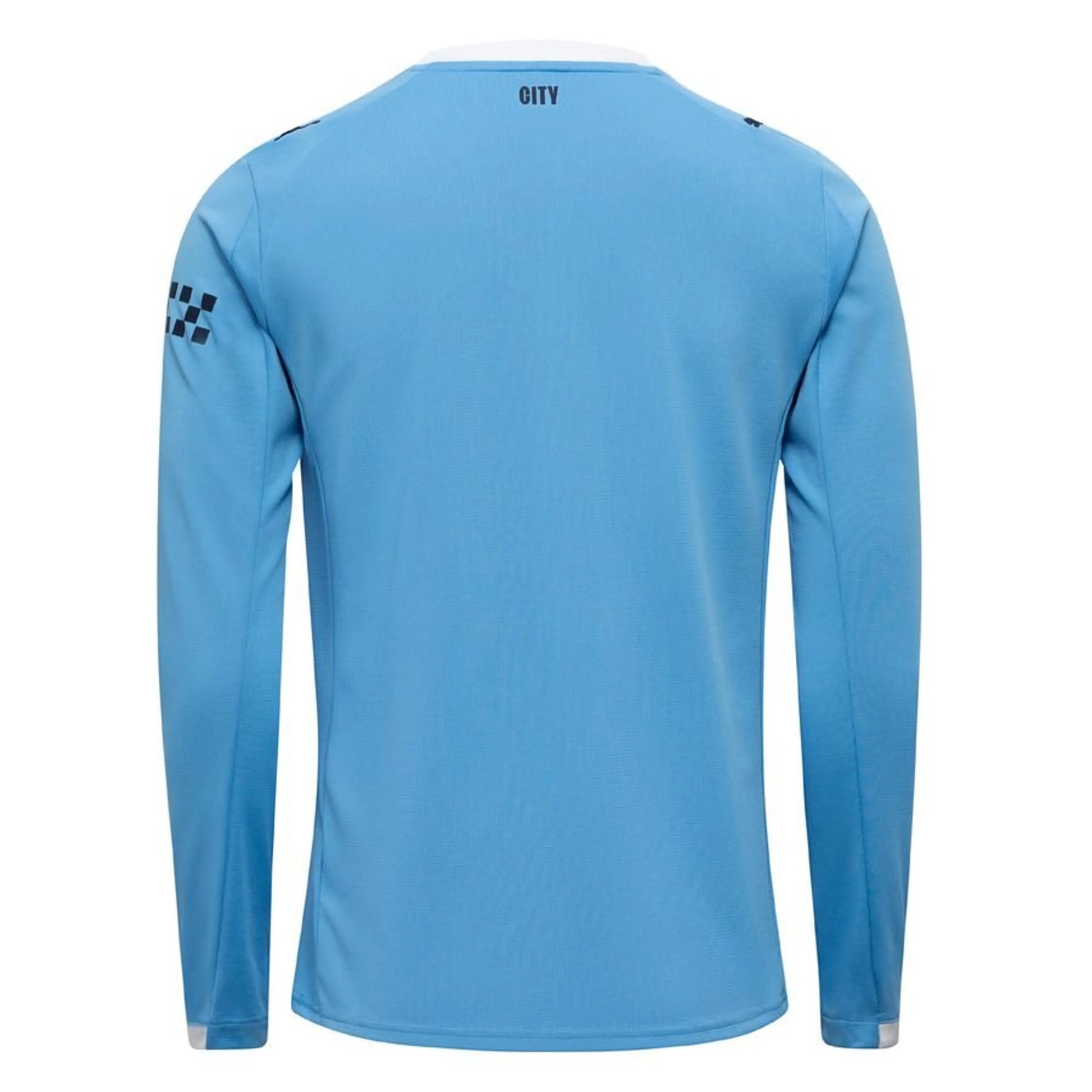 back view of the PUMA Manchester City 2025/26 Home Shirt Long Sleeves