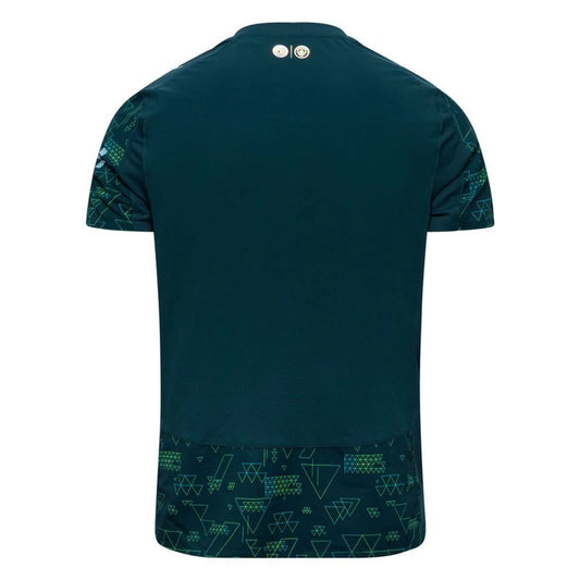 back view of the PUMA Manchester City x EAFC26 Fourth Jersey in Electric Blue and Black