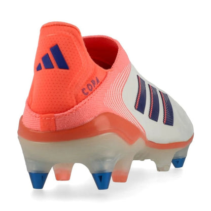 back view of the adidas Copa Pure Elite III Laceless SG from the Coral Blaze Pack