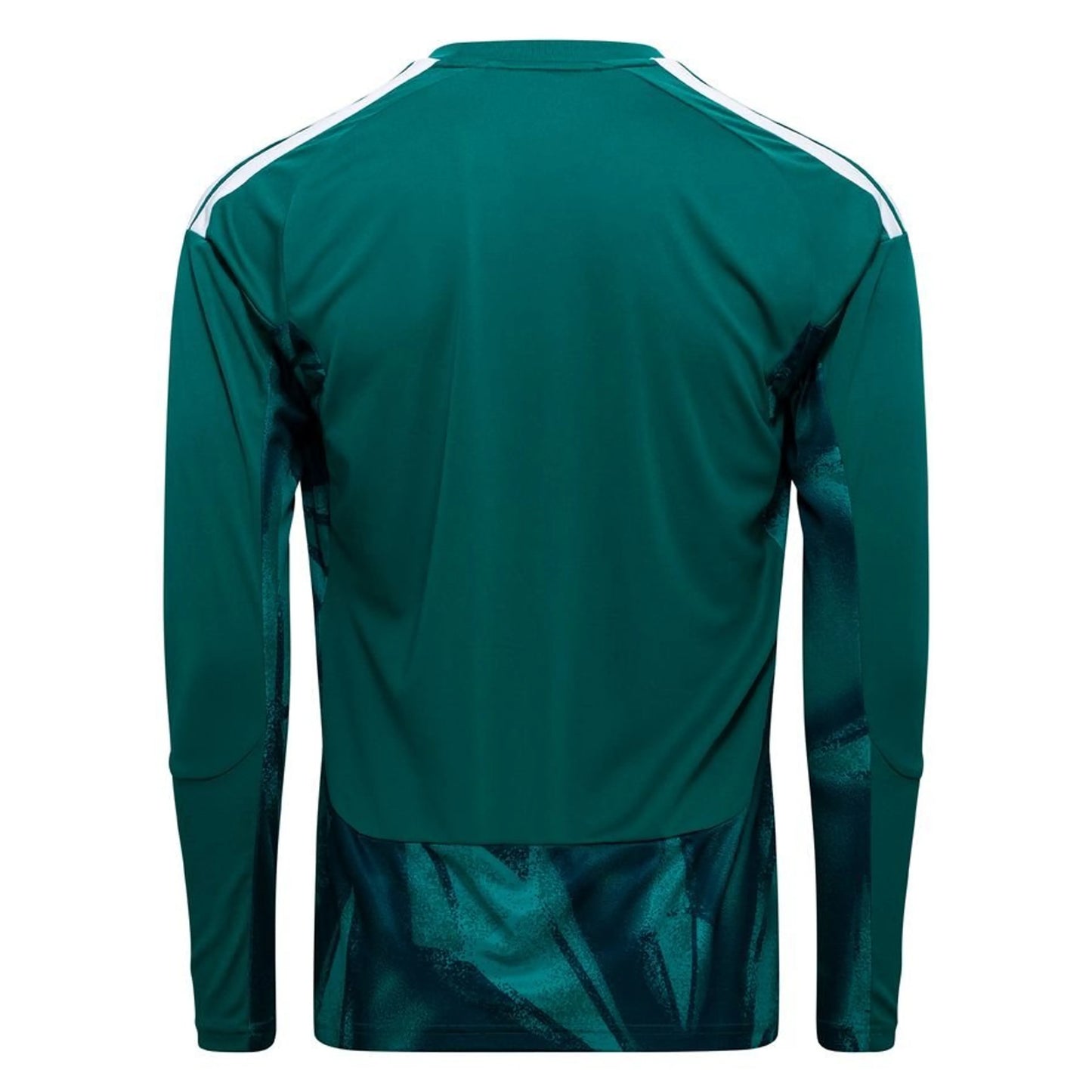 back view of the adidas Germany 2026 World Cup Goalkeeper Long Sleeve Jersey in Green