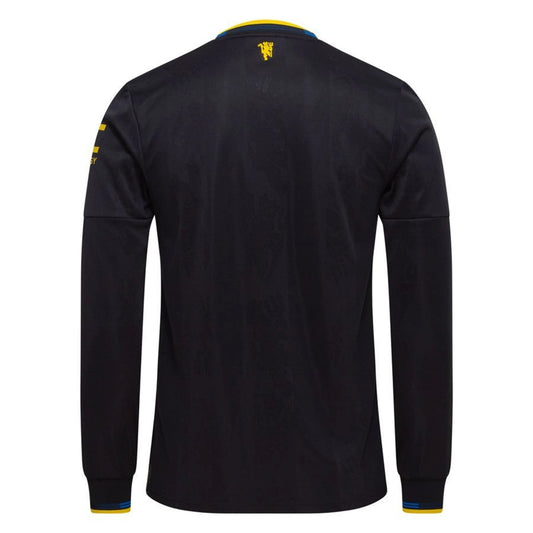 back view of the adidas Manchester United 2025/26 Third Jersey Long Sleeves