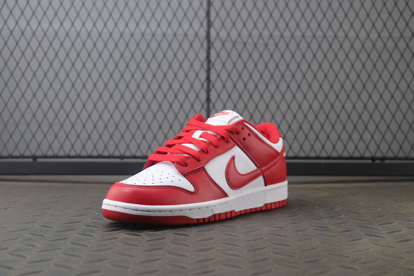 Nike dunk low university red, all sizes available.