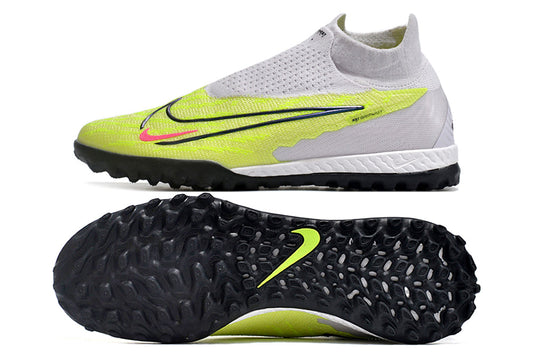 nike phantom gx elite turf green/white