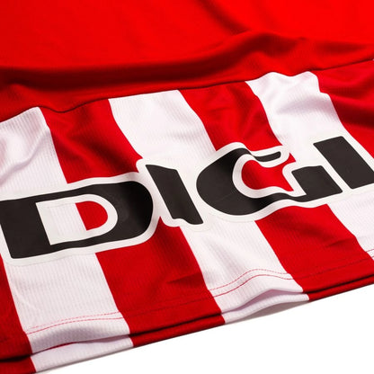 bottom back view of the Castore Athletic Bilbao 2025/26 Home Red & White Shirt