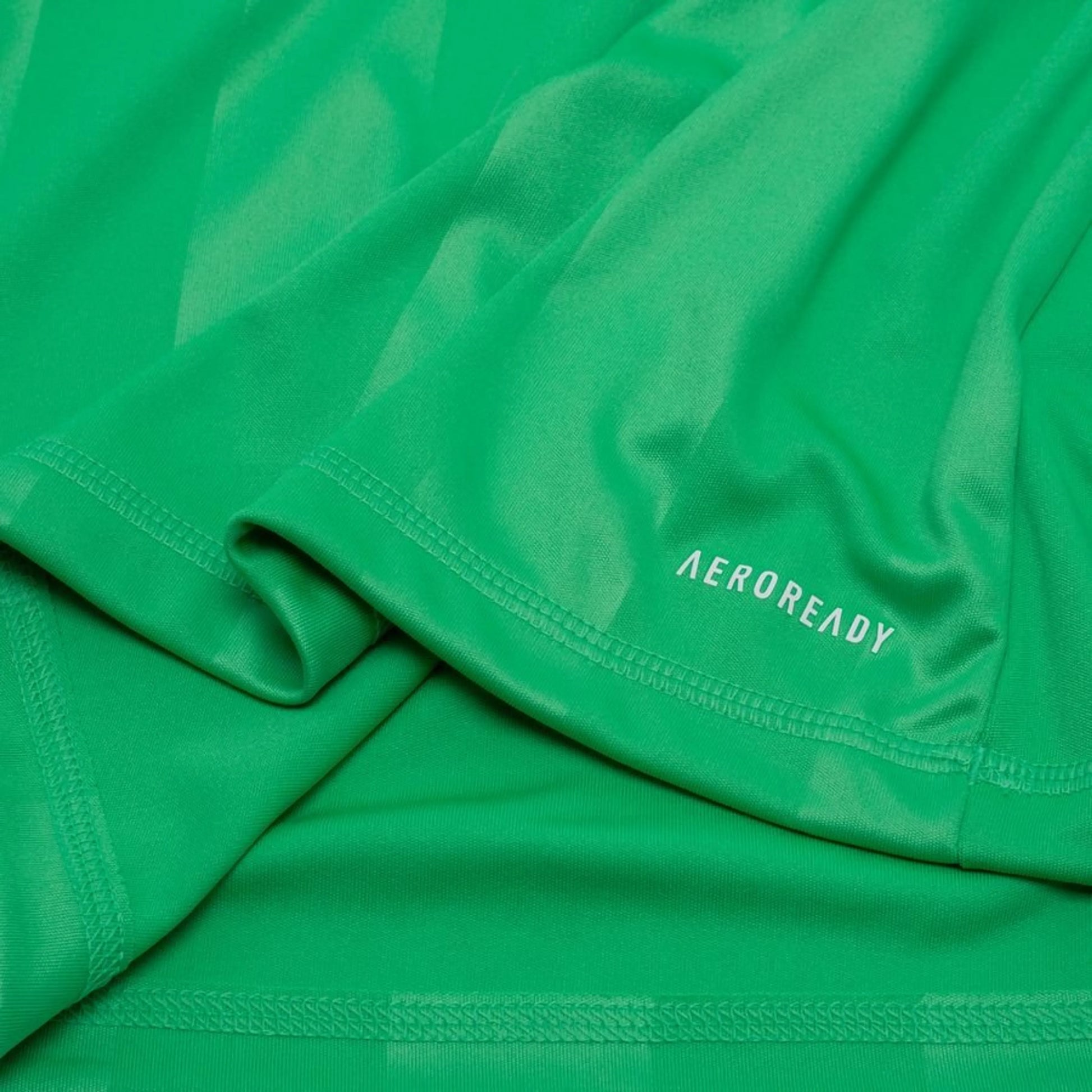 bottom left of the adidas Manchester United 2025/26 Third Goalkeeper Jersey in Green