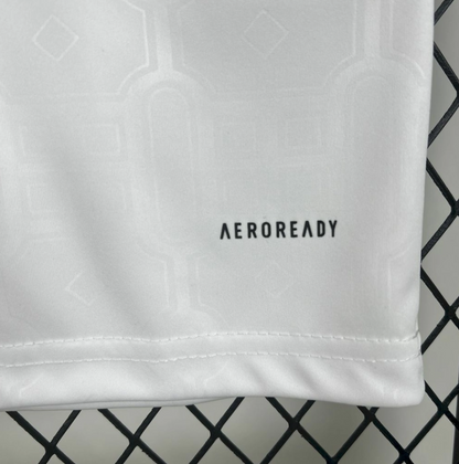 bottom left view of the AS Roma 25/26 Third White Football Short Sleeve Jersey Designed By Adidas