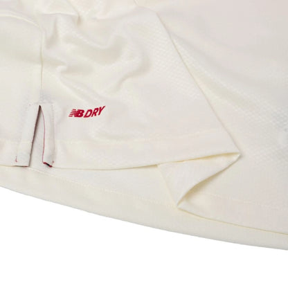 bottom left view of the New Balance Bayer Leverkusen 2025/26 Away White Shirt
