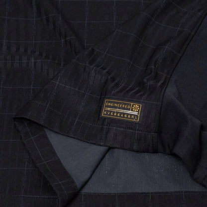 bottom left view of the Nike Tottenham Hotspur 2025/26 Away Black Jersey