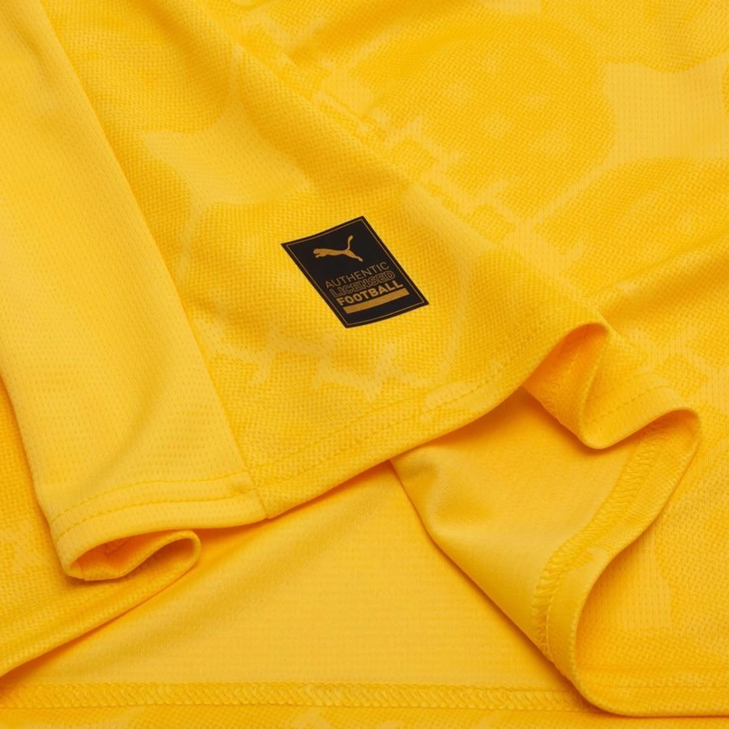 bottom left view on the PUMA AC Milan 2025/26 Third Yellow Jersey
