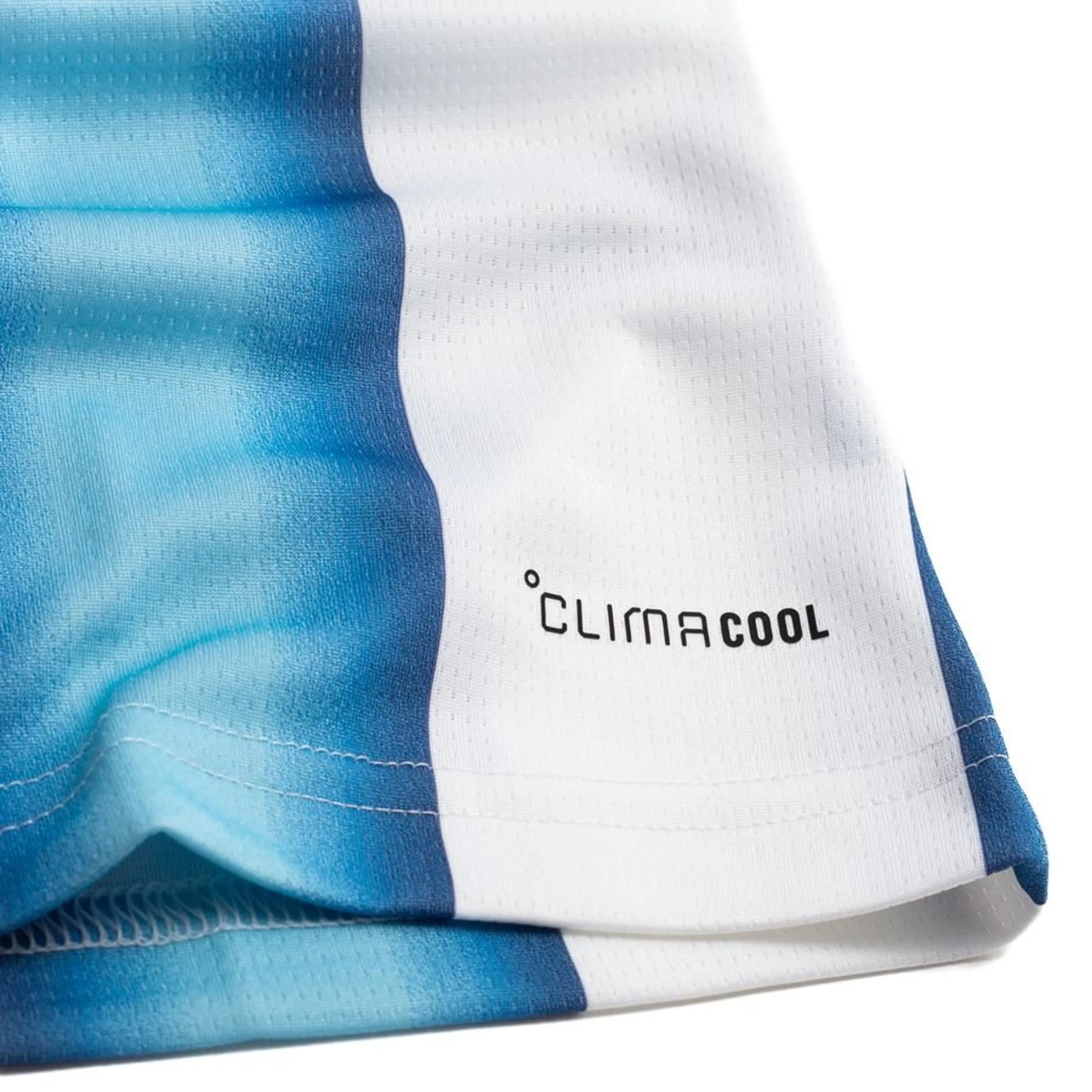 bottom left view of the adidas Argentina Home Shirt World Cup 2026 Women - White/Blue