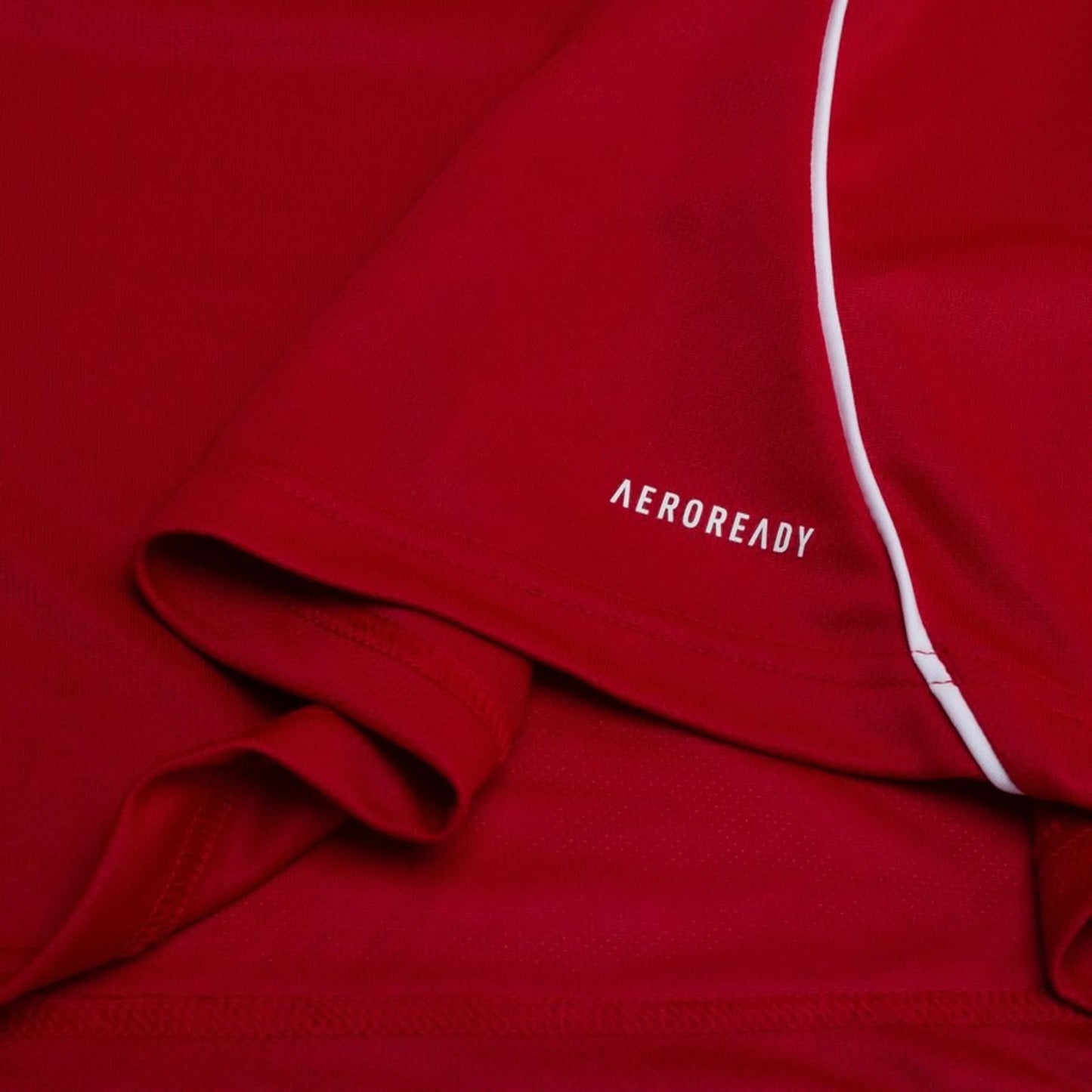 bottom left view of the adidas Liverpool Home Shirt 2025/26 Women - Red/White