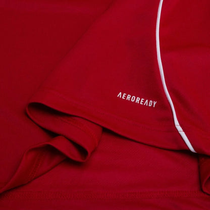 bottom left view of the adidas Liverpool Home Shirt 2025/26 Women - Red/White
