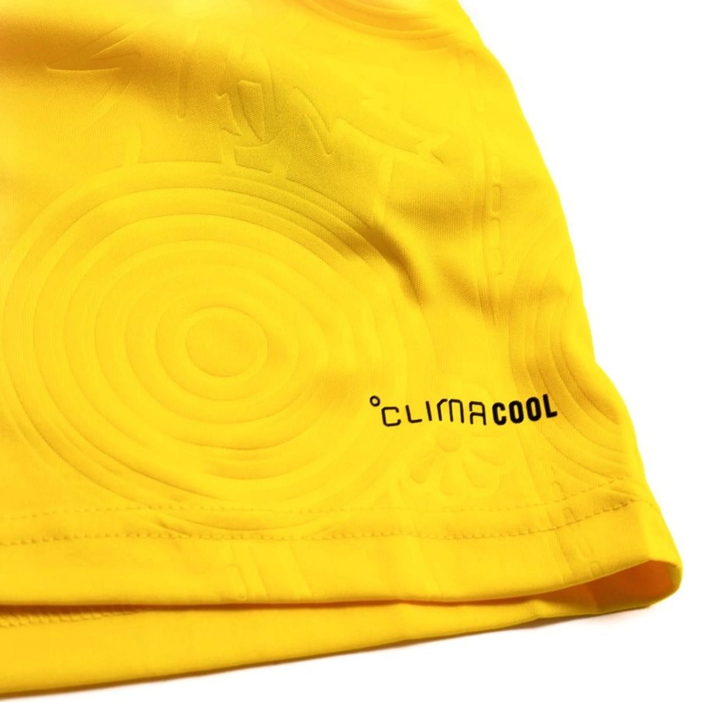 bottom left view of the adidas Sweden Women's Home Shirt World Cup 2026 - Yellow/Navy