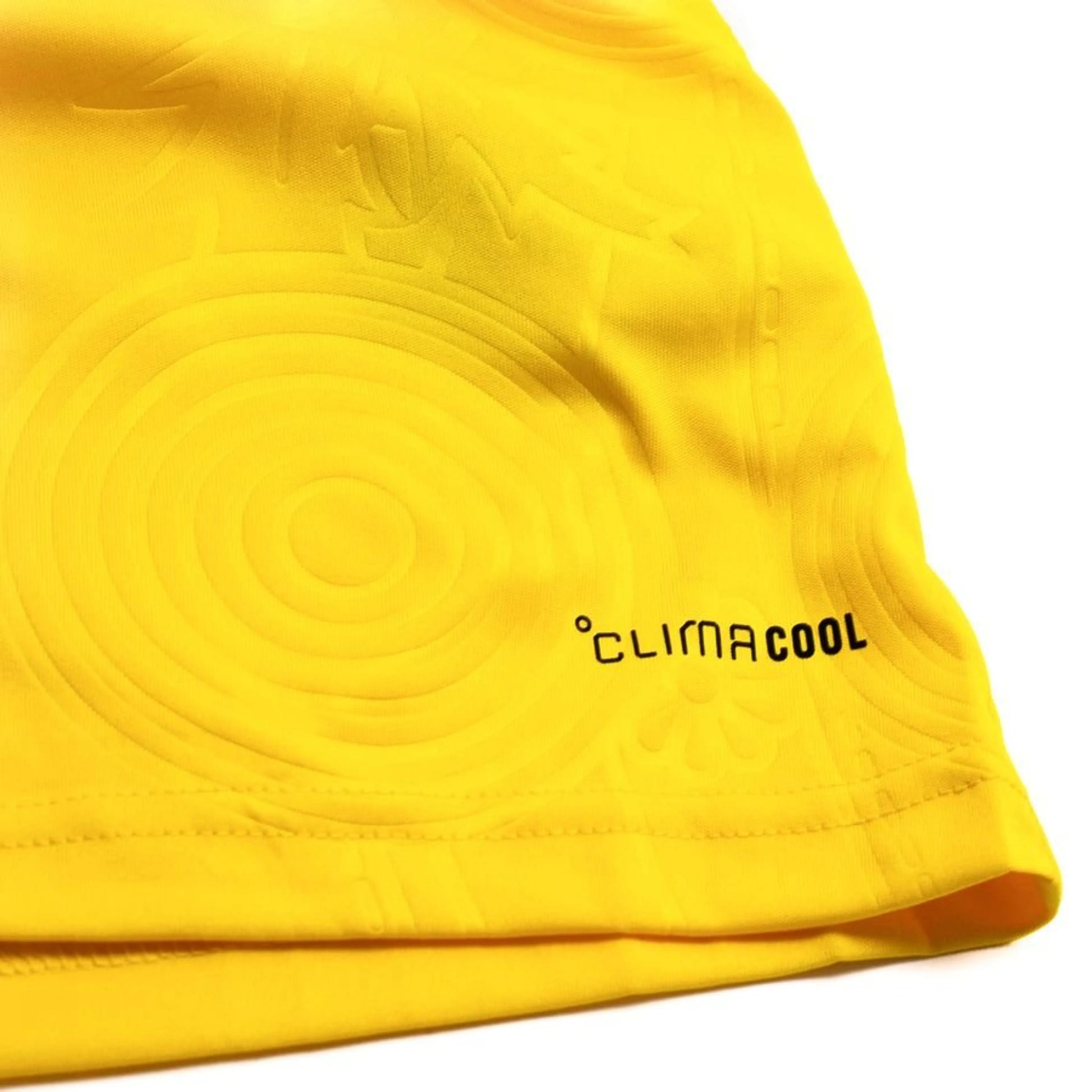 bottom left view of the adidas Sweden Women's Home Shirt World Cup 2026 - Yellow/Navy