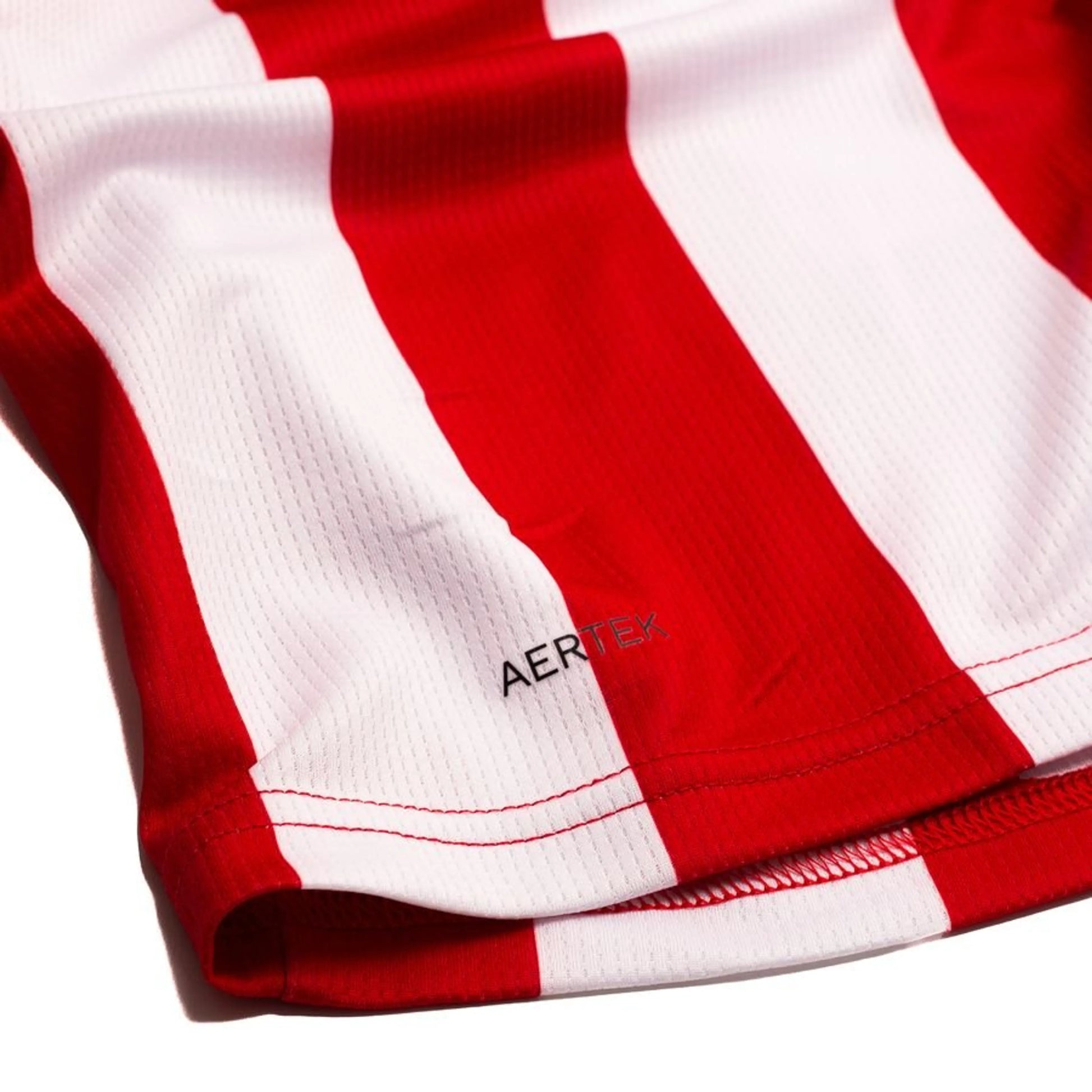 bottom right view of the Castore Athletic Bilbao 2025/26 Home Red & White Shirt