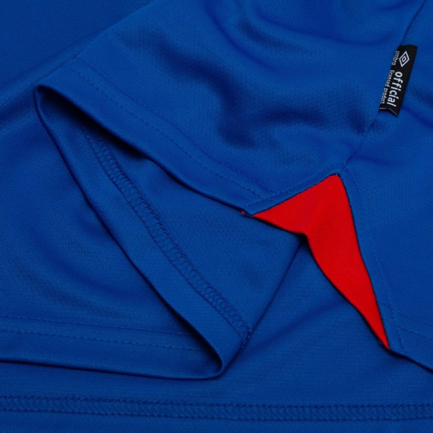 bottom right view on the Rangers FC Home Shirt 2025/26