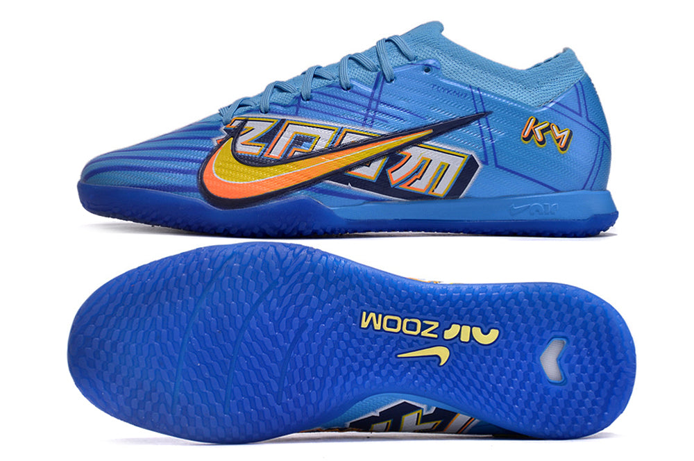 nike air zoom mercurial vapor 15 elite futsal blue/yellow