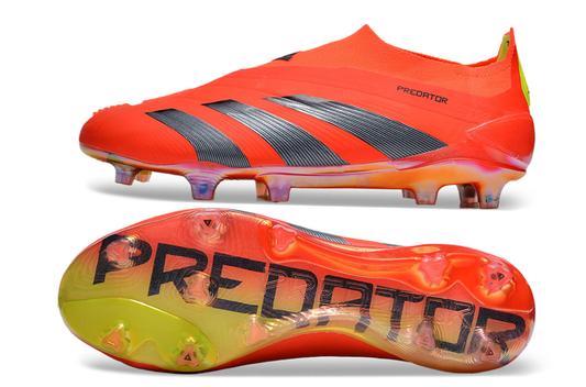 adidas predator elite fg laceless in orange/black