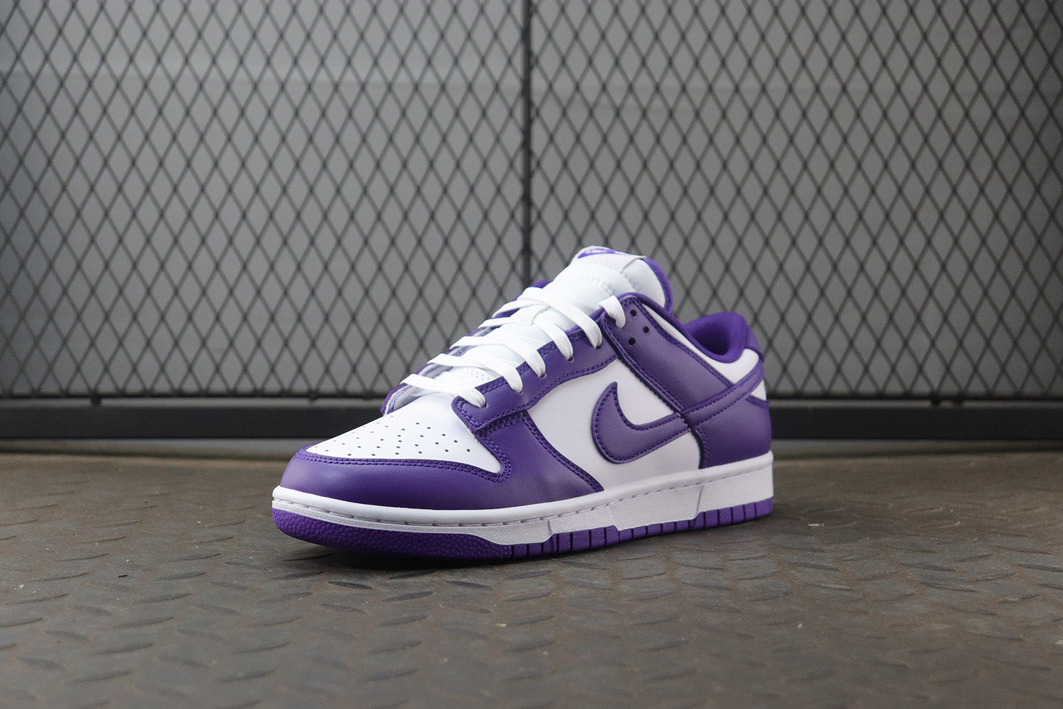 Nike dunk low court purple, all sizes available.
