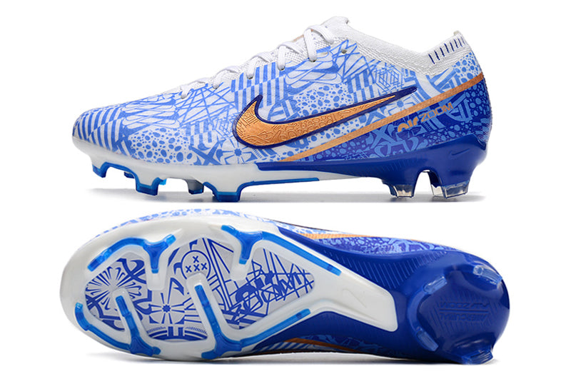 nike air zoom mercurial vapor 15 elite fg blue/white