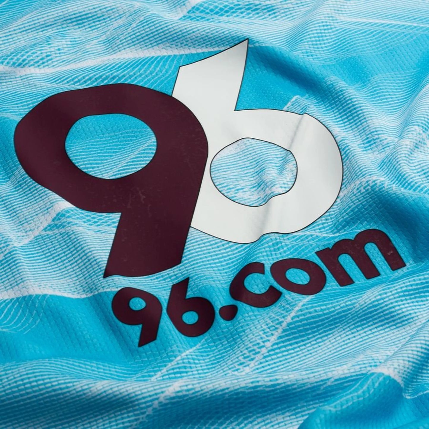 close up view of the Castore Burnley Away Shirt 2025/26