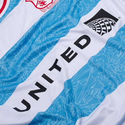 close up view of the Macron Wrexham AFC Third Shirt 2025/26