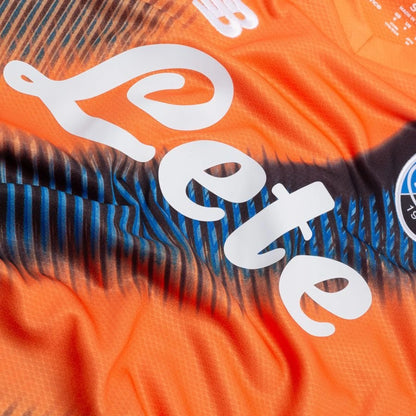 close up view of the New Balance Atalanta BC 2025/26 Third Shirt