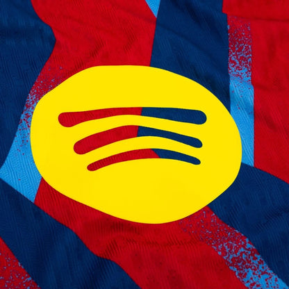 close up view of the Nike FC Barcelona 2025/26 Fourth Vapor Match Jersey